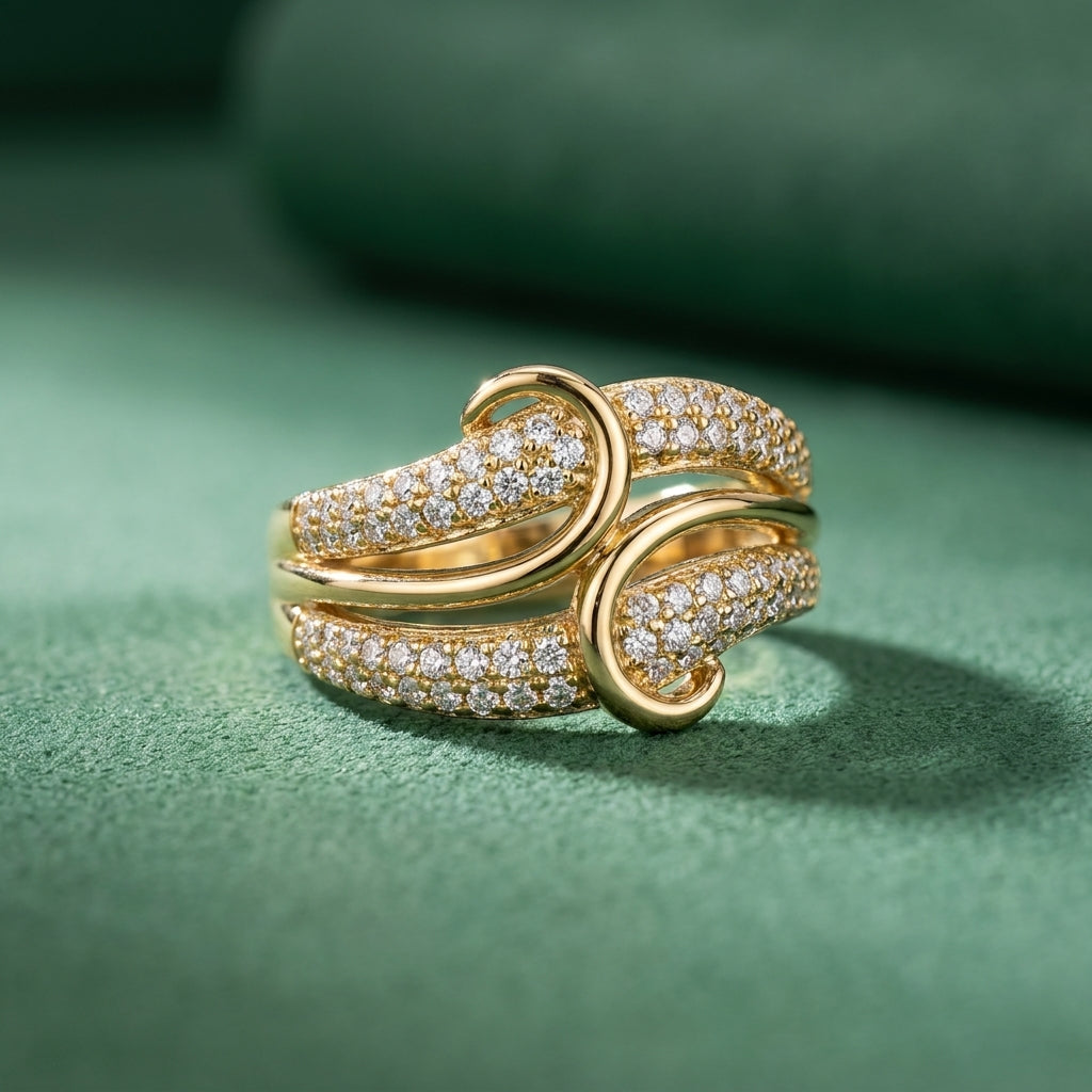 Bague Eterna - Plaqué Or OR