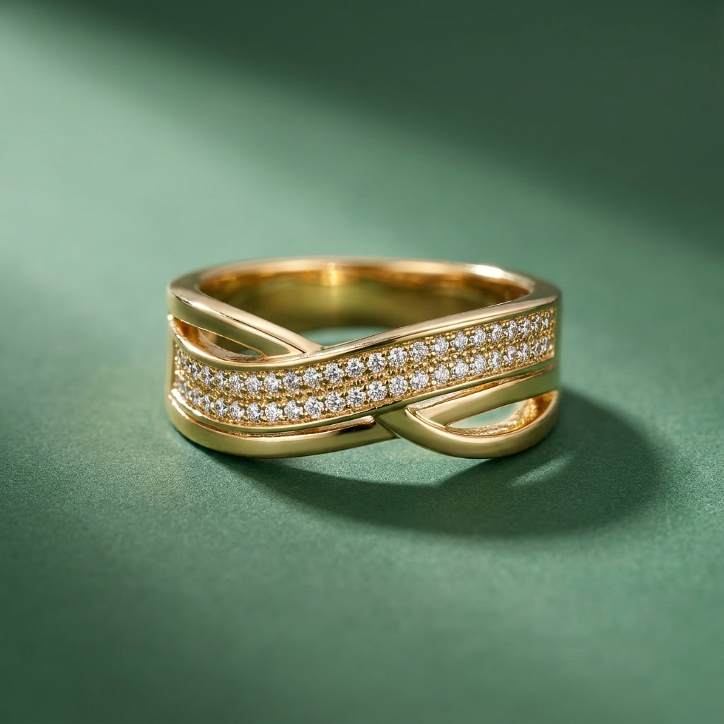 Bague Infinito - Plaqué Or OR
