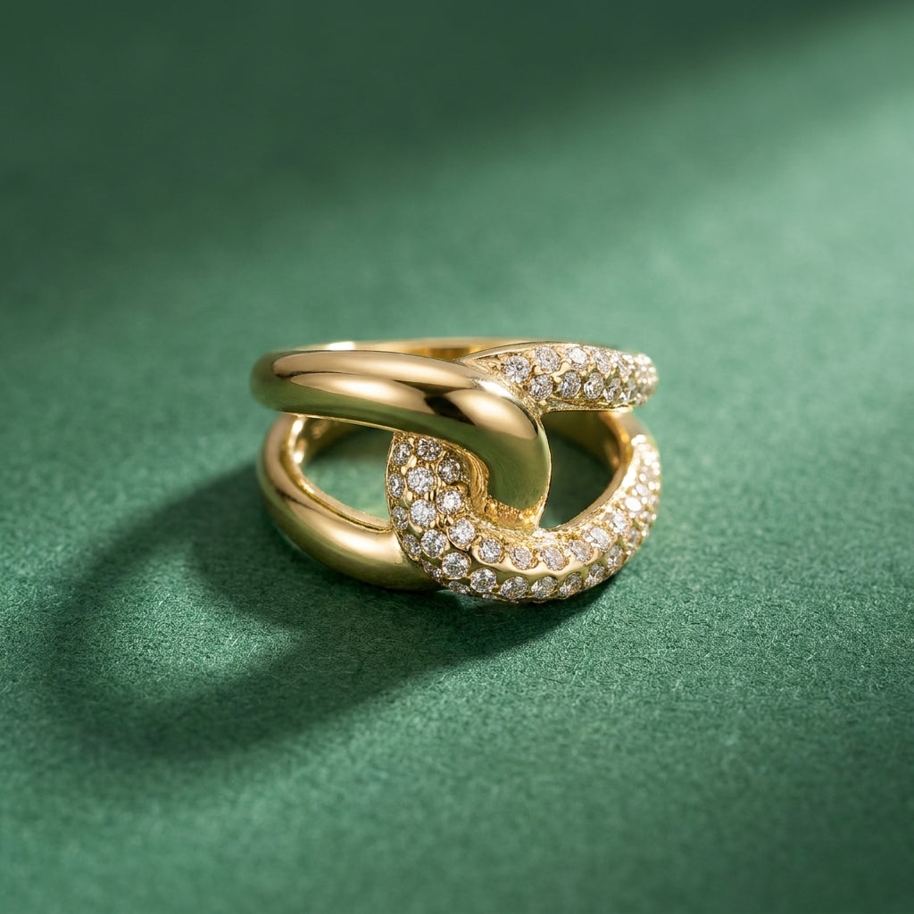 Bague Maglia - Acier Inoxydable