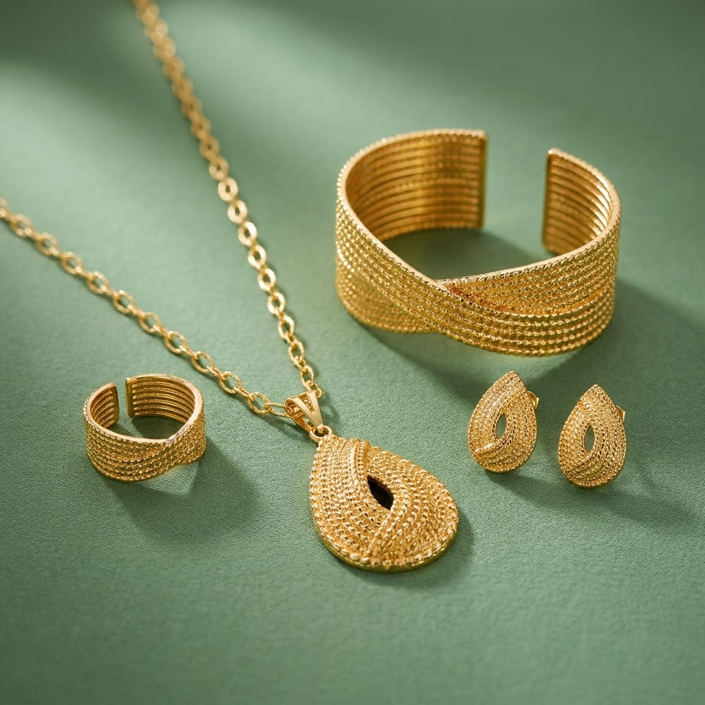 Parure Goccia d'Oro - Plaqué Or GN