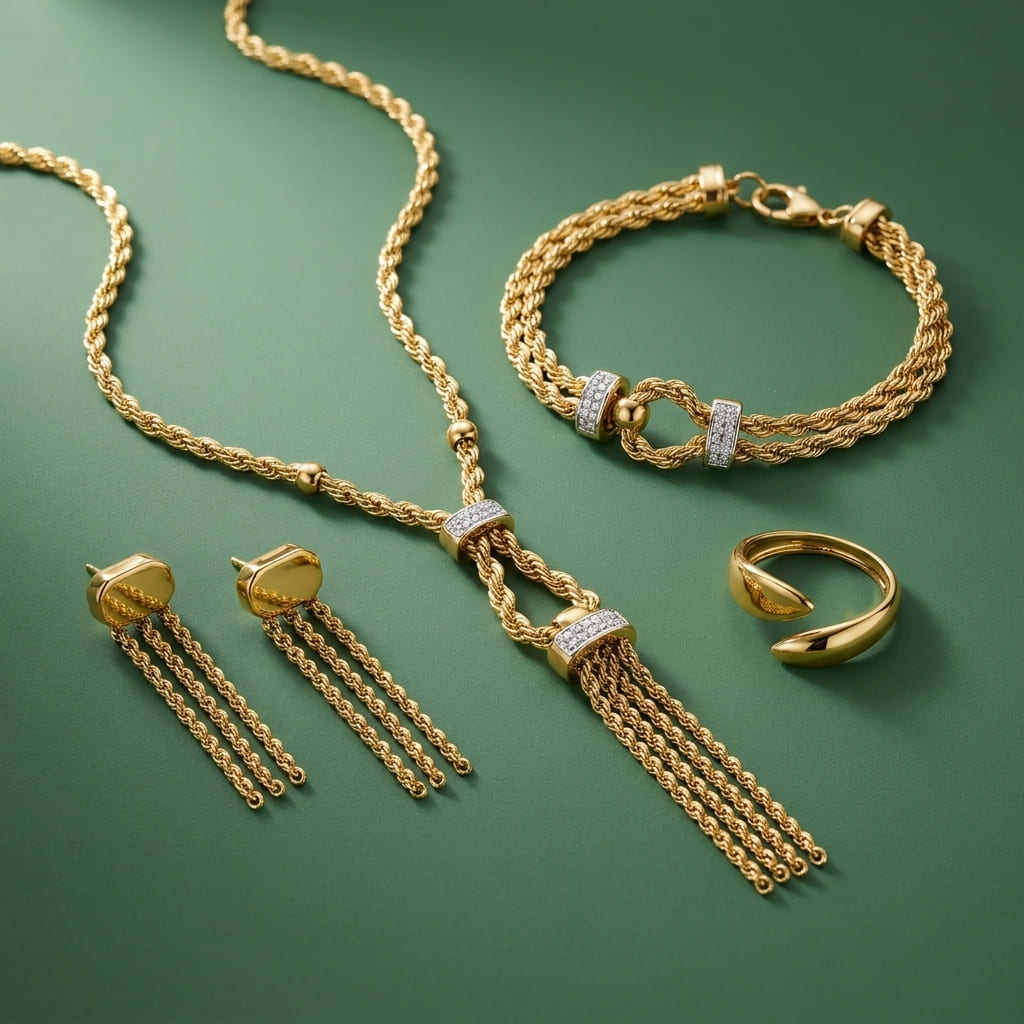Parure Torciglia – Acier Inoxydable
