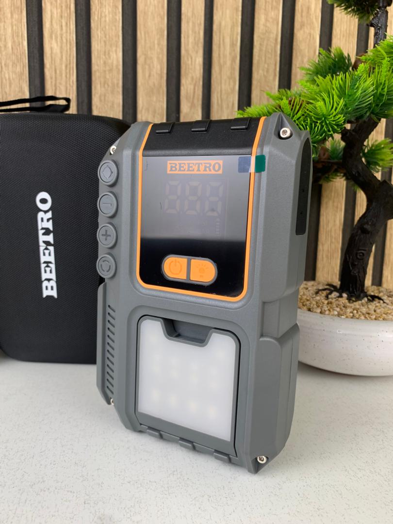 Booster Batterie 23800mAh avec gonfleur de pneu LED Light Beetro BE170 – جهاز تعزيز البطارية مع نافخ عجلات 4في1