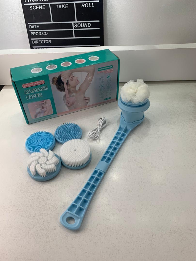 Brosse Rotative Électrique Rechargeable pour le Corps et la Douche – فرشاة تنظيف الجسم مقاومة للماء