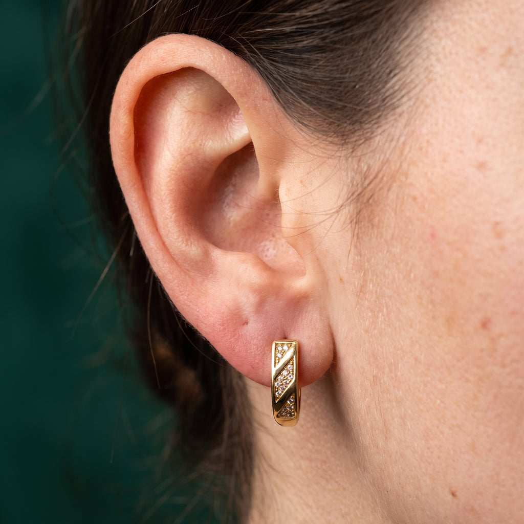 Boucles D'oreilles Milena -  Plaqué Or