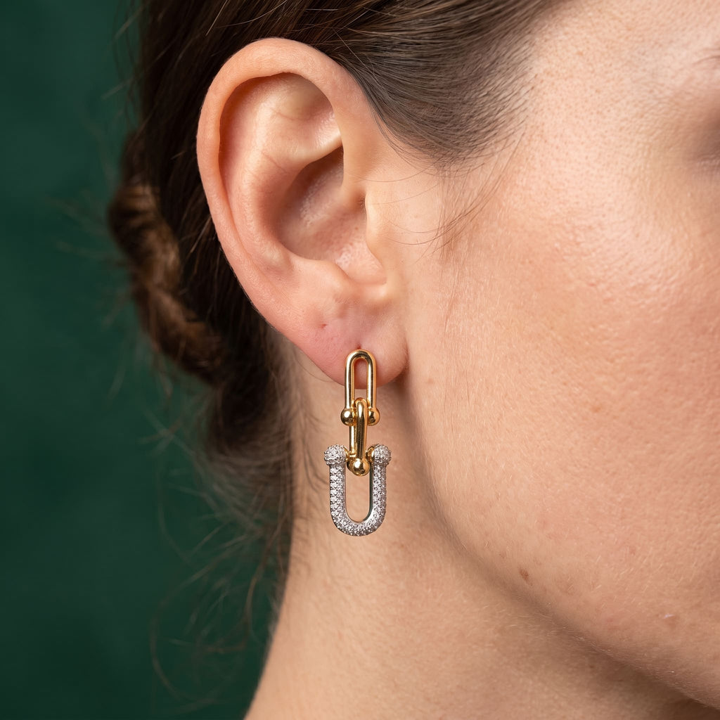 Boucles D'oreilles Tiffany - Acier Inoxydable Garantie