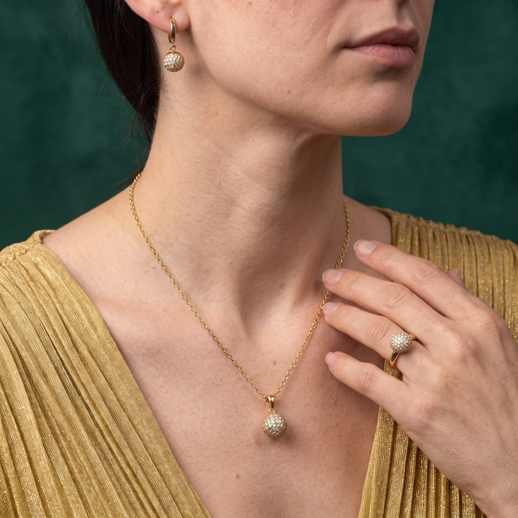 Parure Nova - plaqué or / Acier Inoxydable