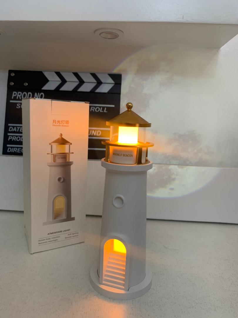 Veilleuse à Projection de Lumière de Lune avec Télécommande – جهاز عرض ضوء القمر
