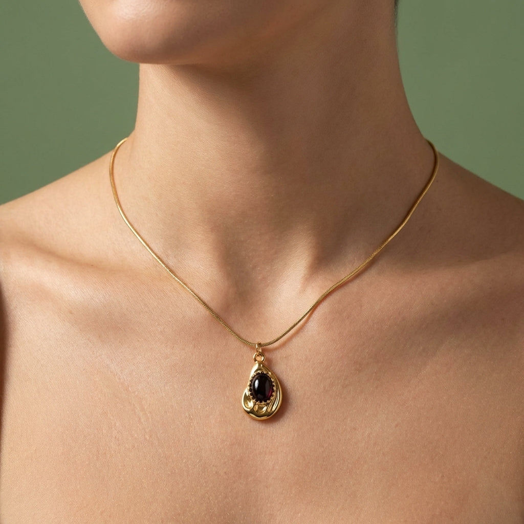 Collier Onyxia – Acier inoxydable