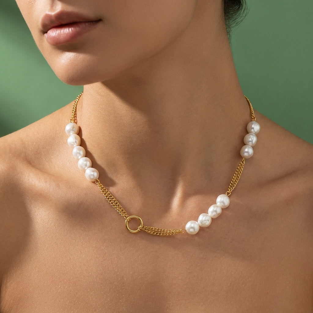 Collier Perlina – Acier Inoxydable