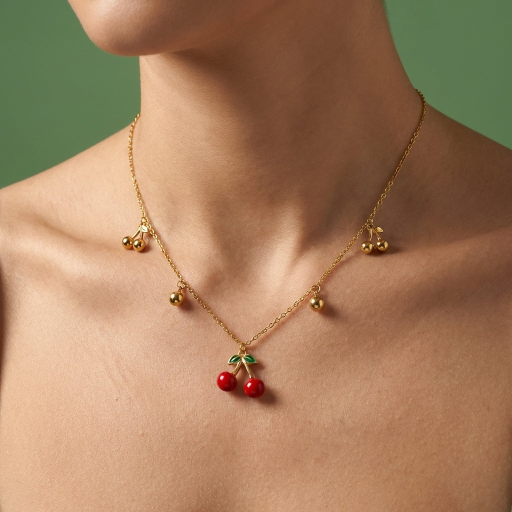 Collier Cherry – Acier Inoxydable