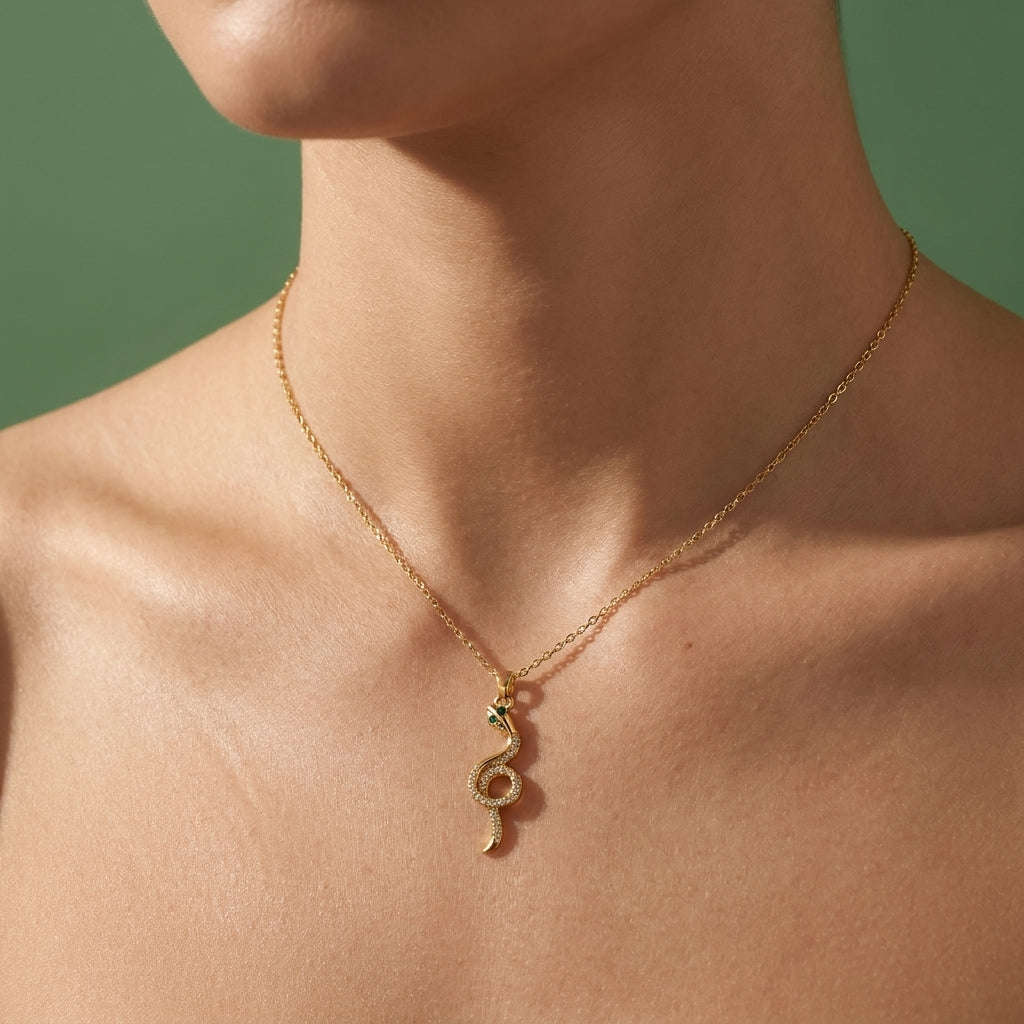 Collier Serpina - Acier Inoxydable