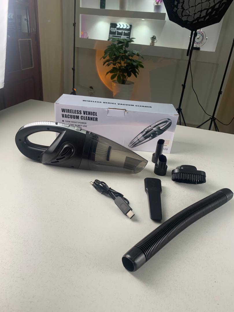 Aspirateur de voiture portable sans fil Puissance d’aspiration élevée 120W – مكنسة كهربائية لاسلكية