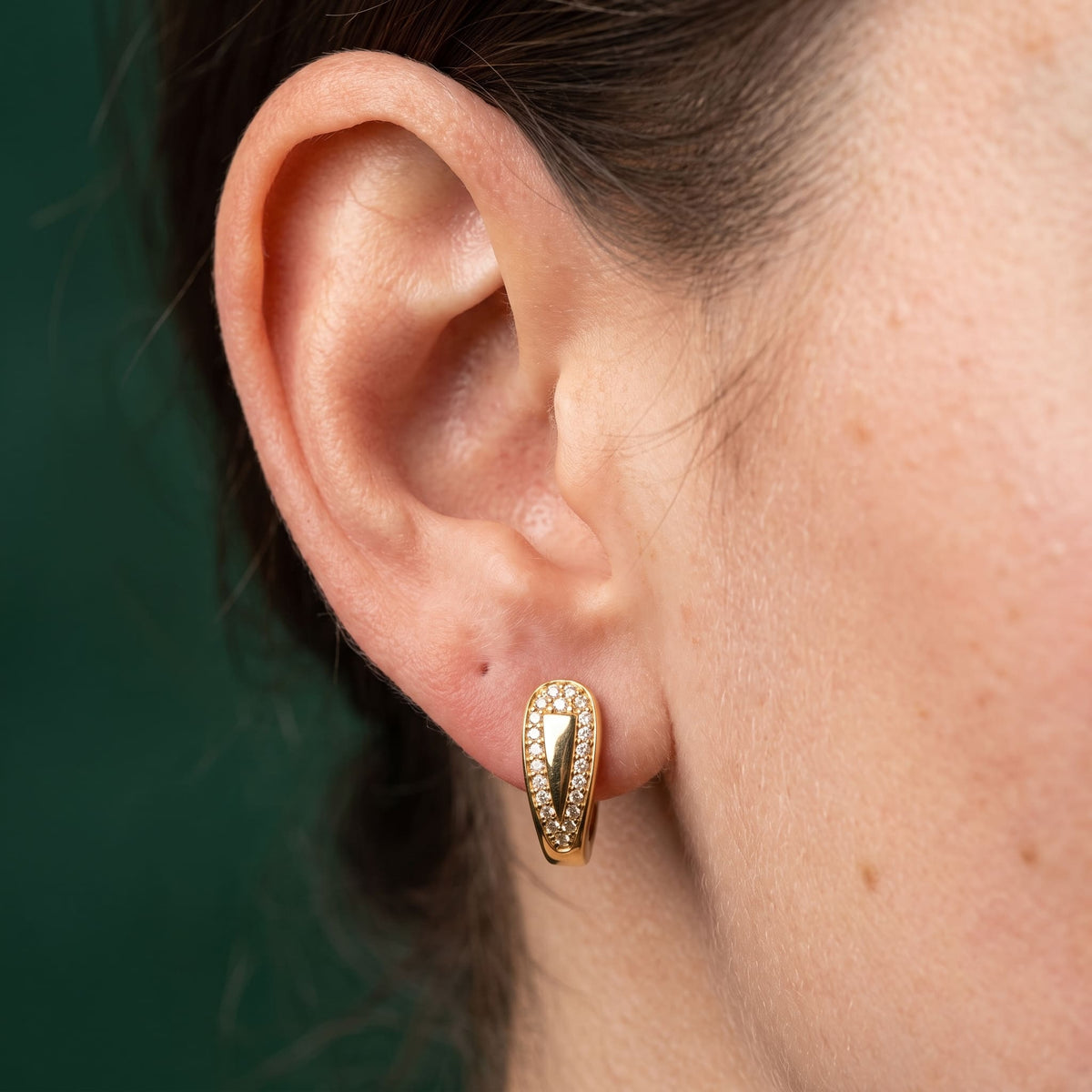 Boucles d'Oreilles Iridata - Plaqué Or