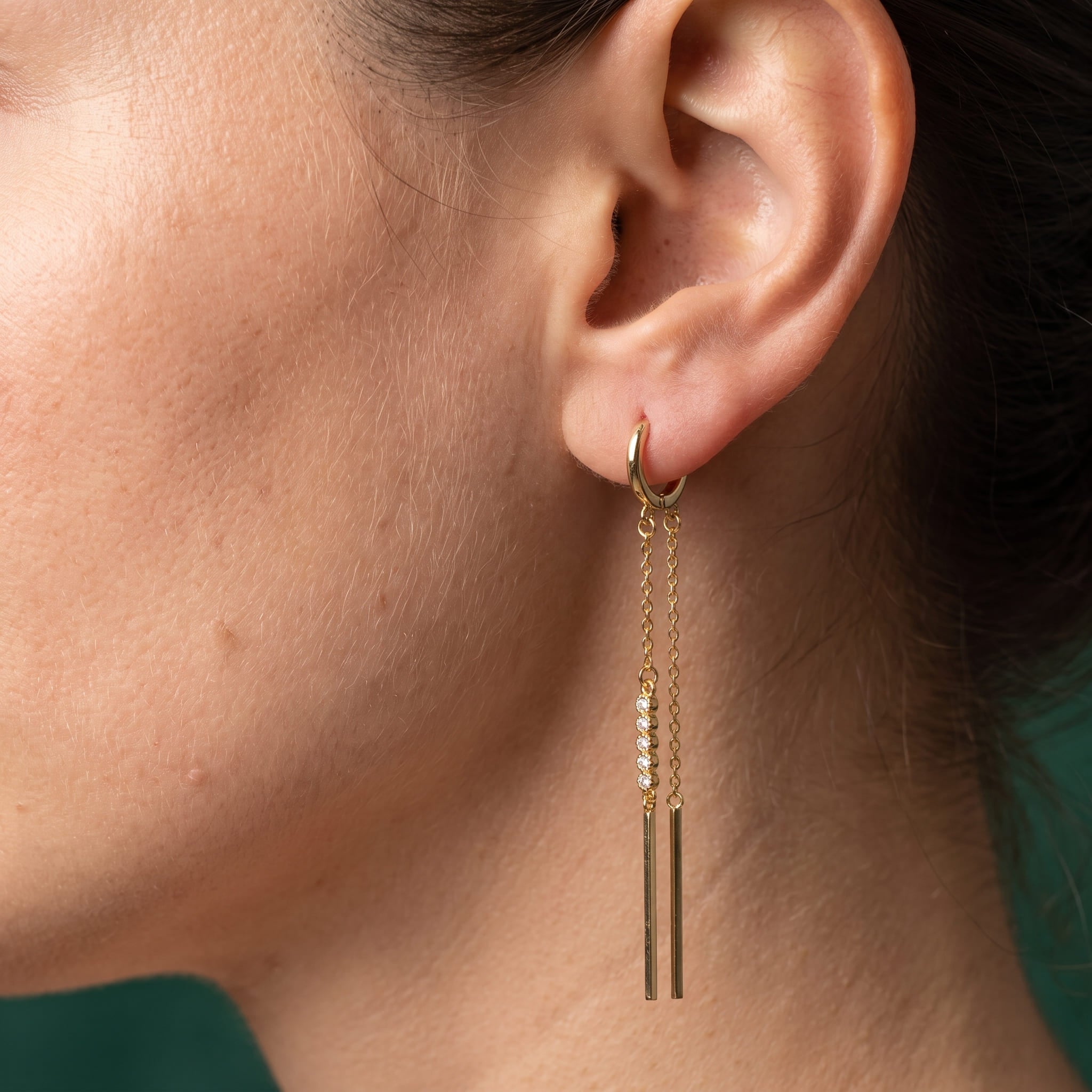 Boucles d'Oreilles Luce - Plaqué or