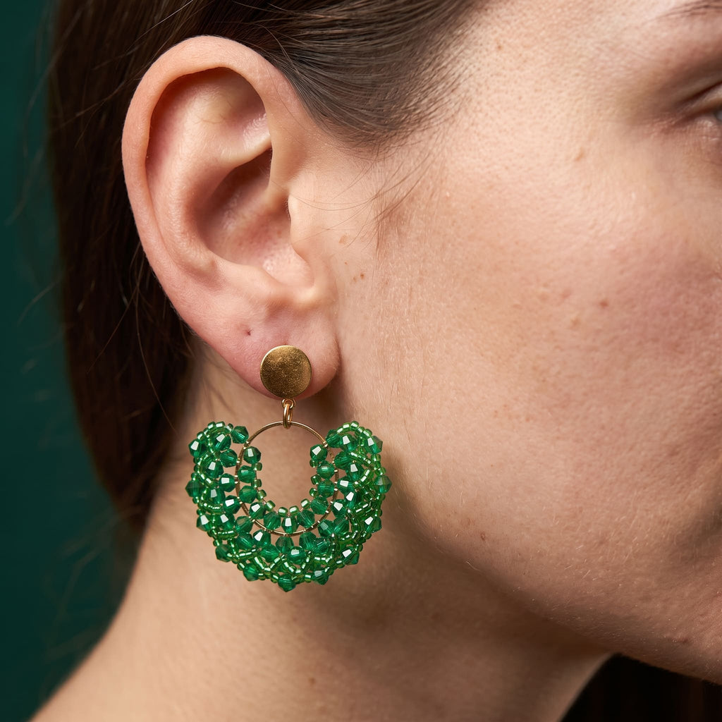 Boucles d'oreilles Smeraldo - Acier Inoxydable