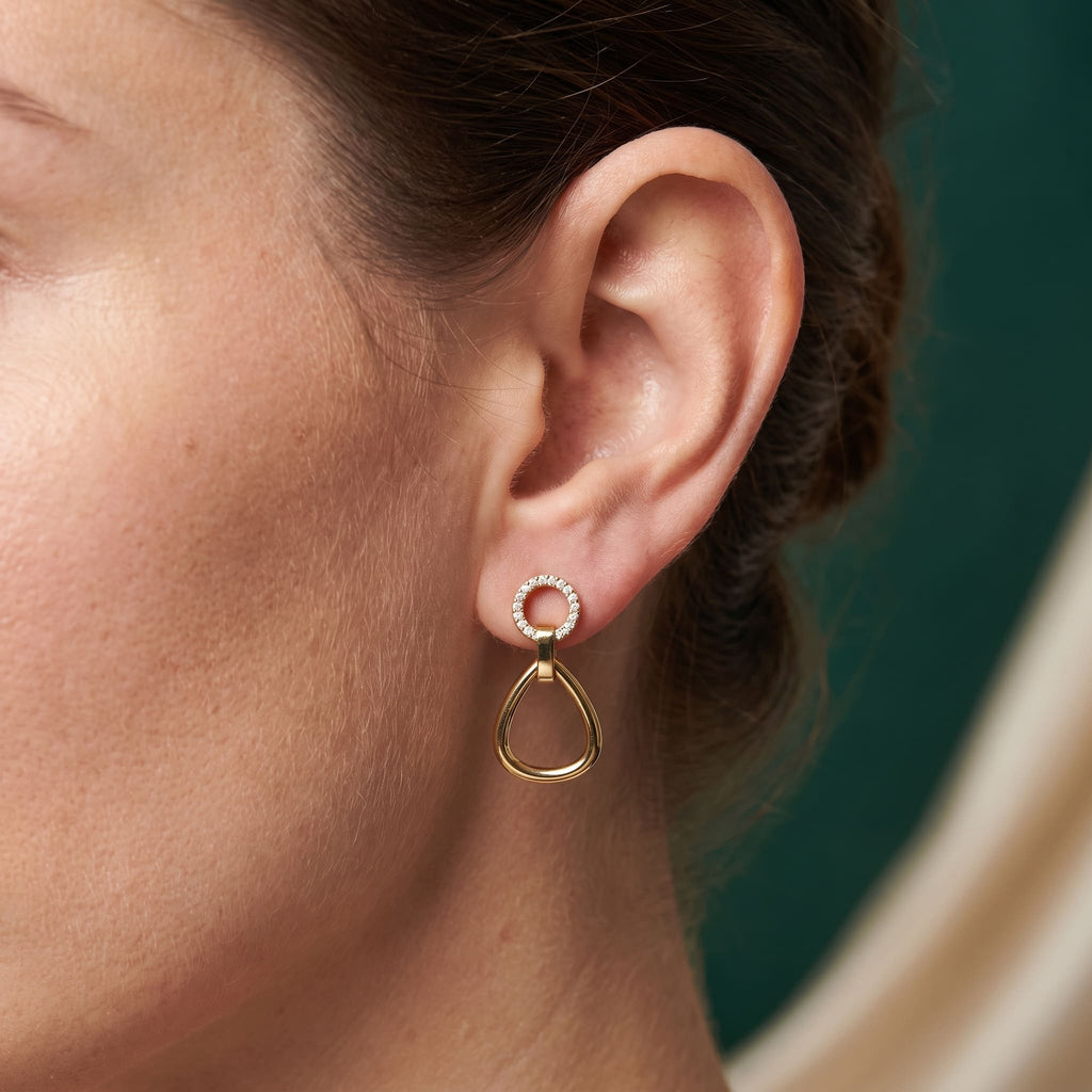 Boucles D'oreilles Ornella - Acier Inoxydable Garantie