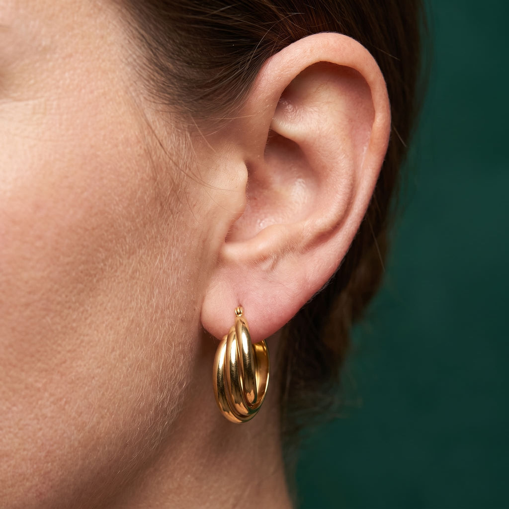 Boucles D'oreilles Donatella - Acier Inoxydable Garantie