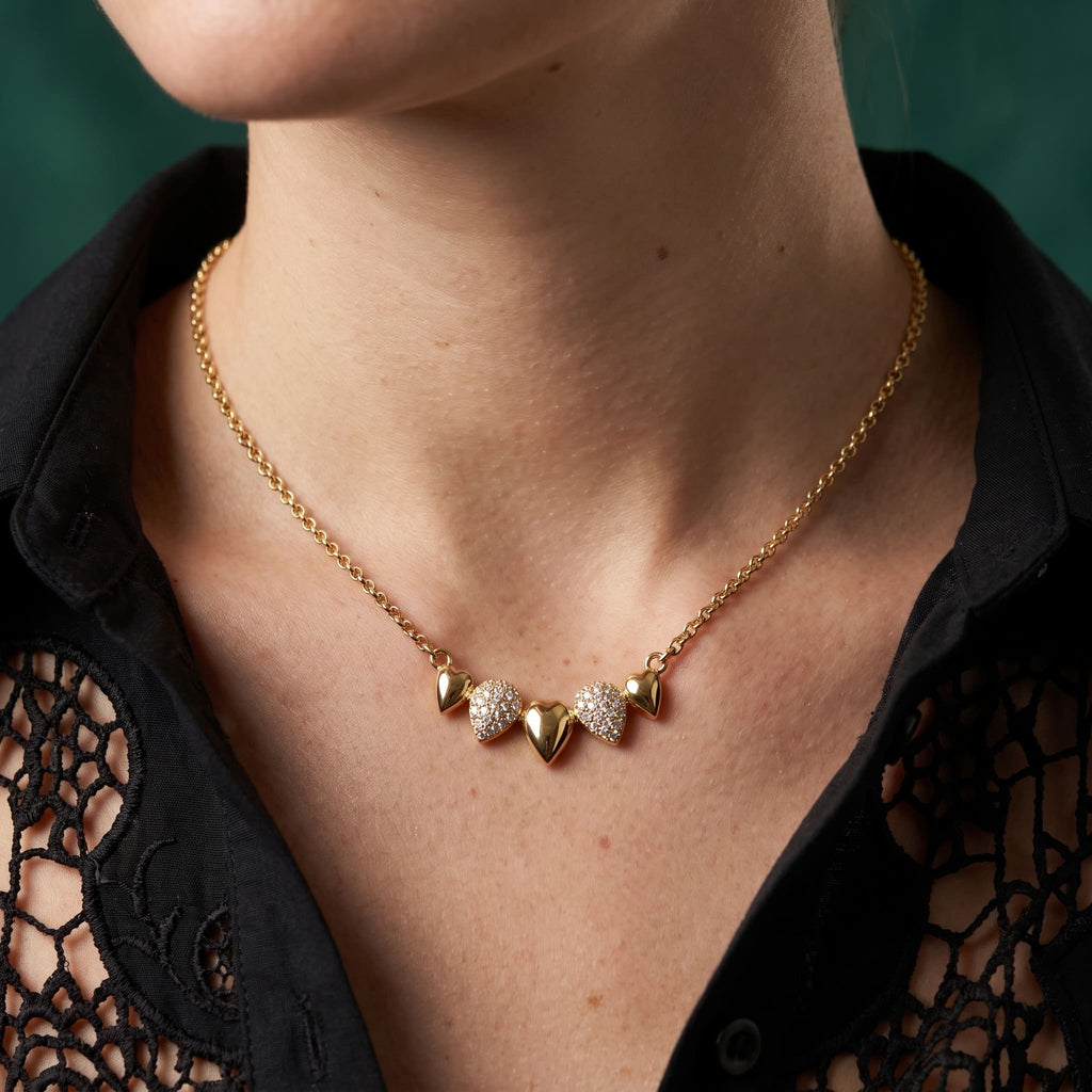 Collier Goccia - Plaqué or