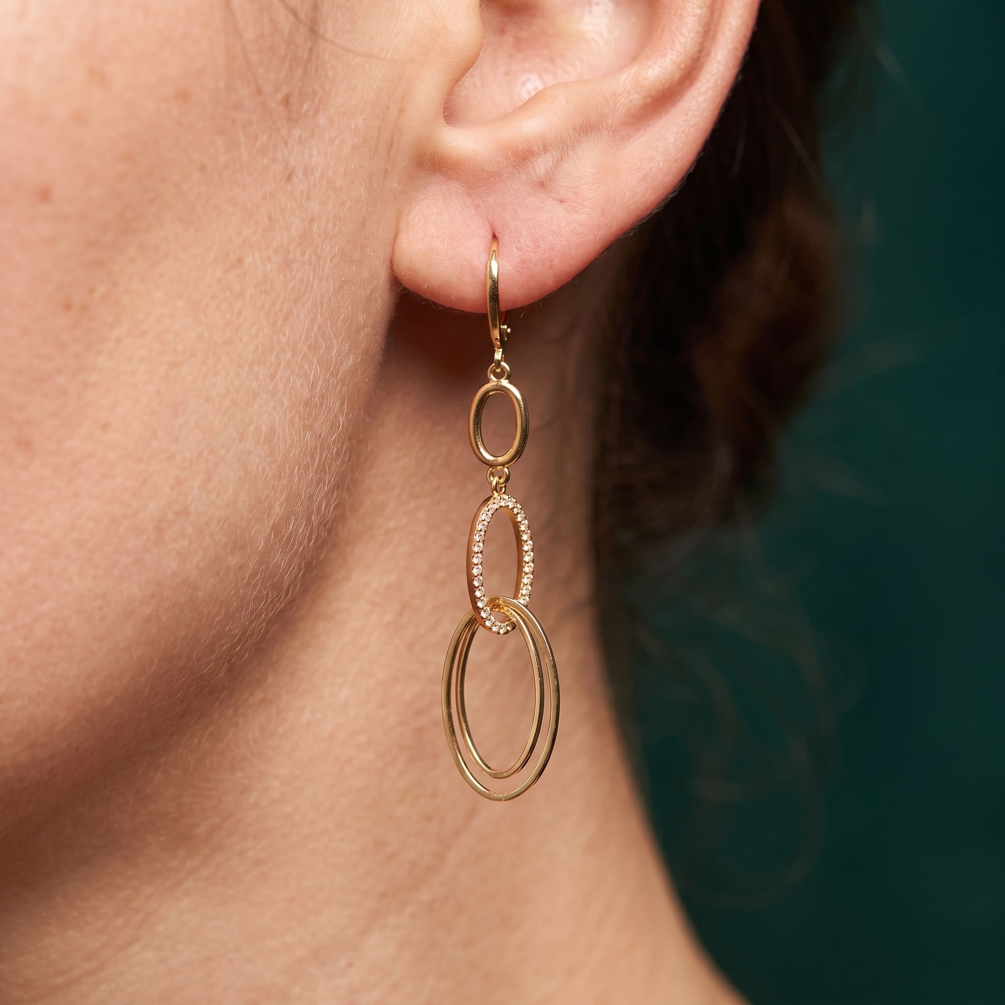 Boucles d'Oreilles Armonia - Plaqué or