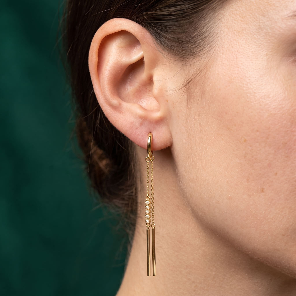 Boucles d'Oreilles Luce - Plaqué or