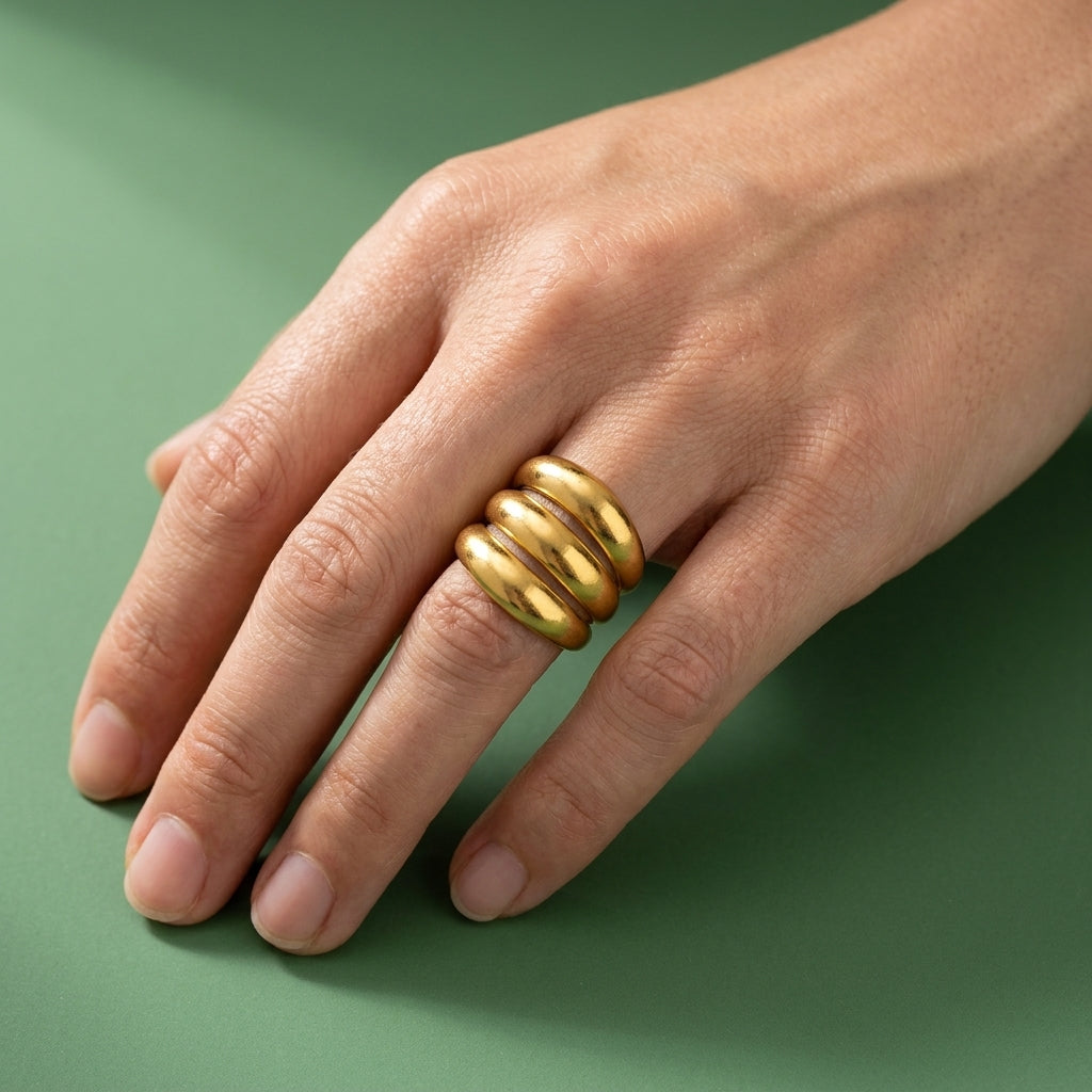 Bague Oria - Acier Inoxydable