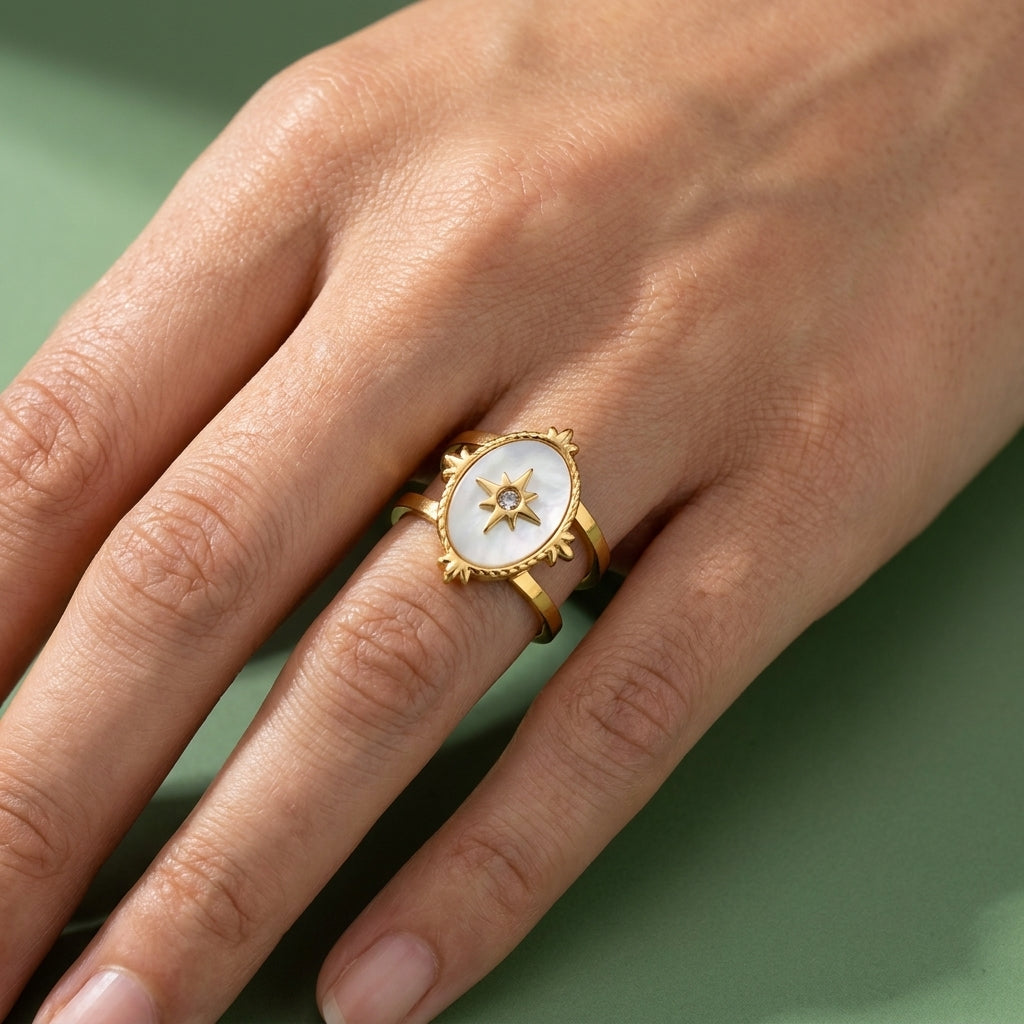 Bague Polaris - Acier inoxydable