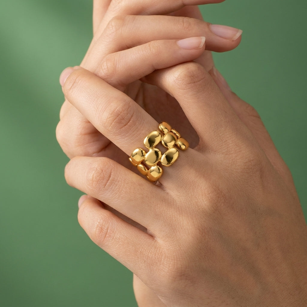 Bague Pantera - Acier Inoxydable