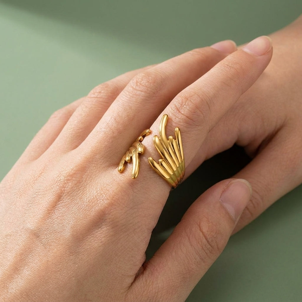 Bague Aeria - Acier Inoxydable