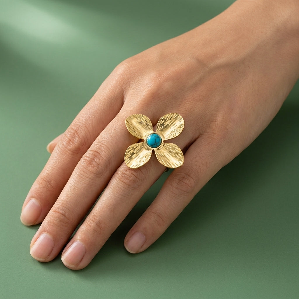 Bague Nerolia - Acier Inoxydable