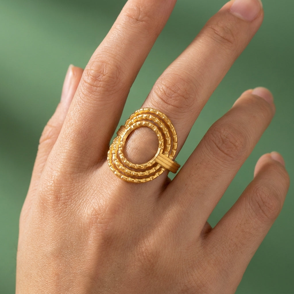 Bague Ovara - Acier Inoxydable