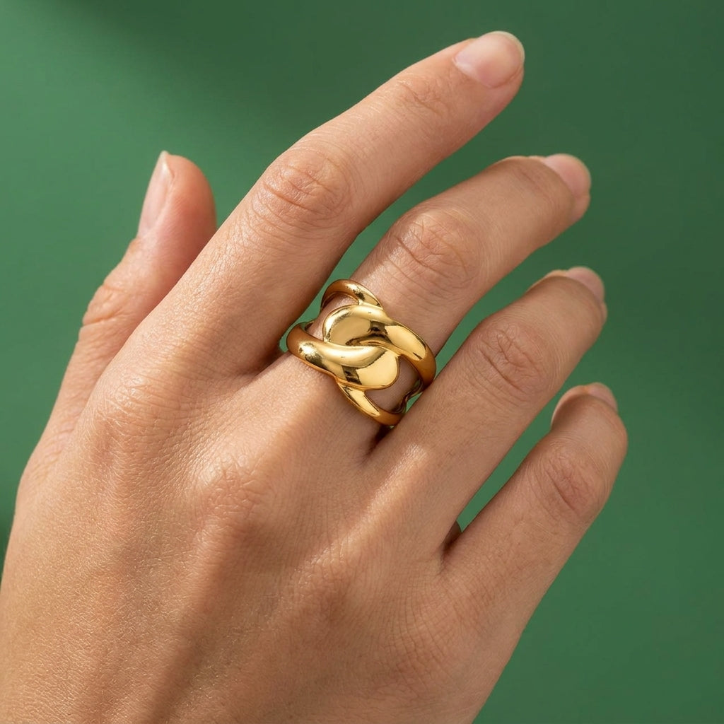 Bague Geona - Acier Inoxydable