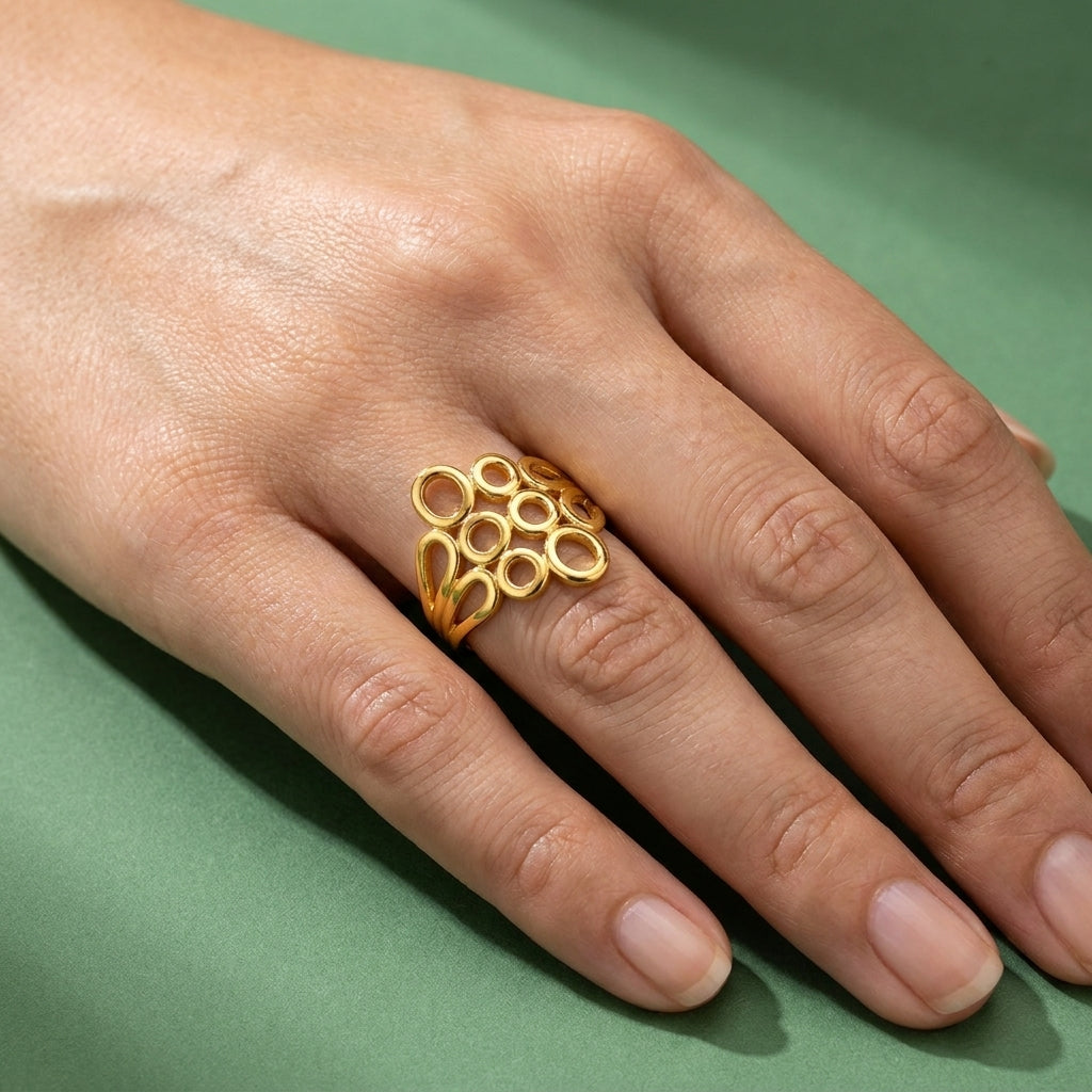Bague Tessia - Acier Inoxydable