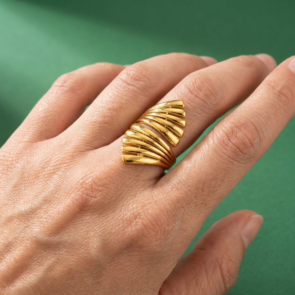 Bague Fania - Acier Inoxydable