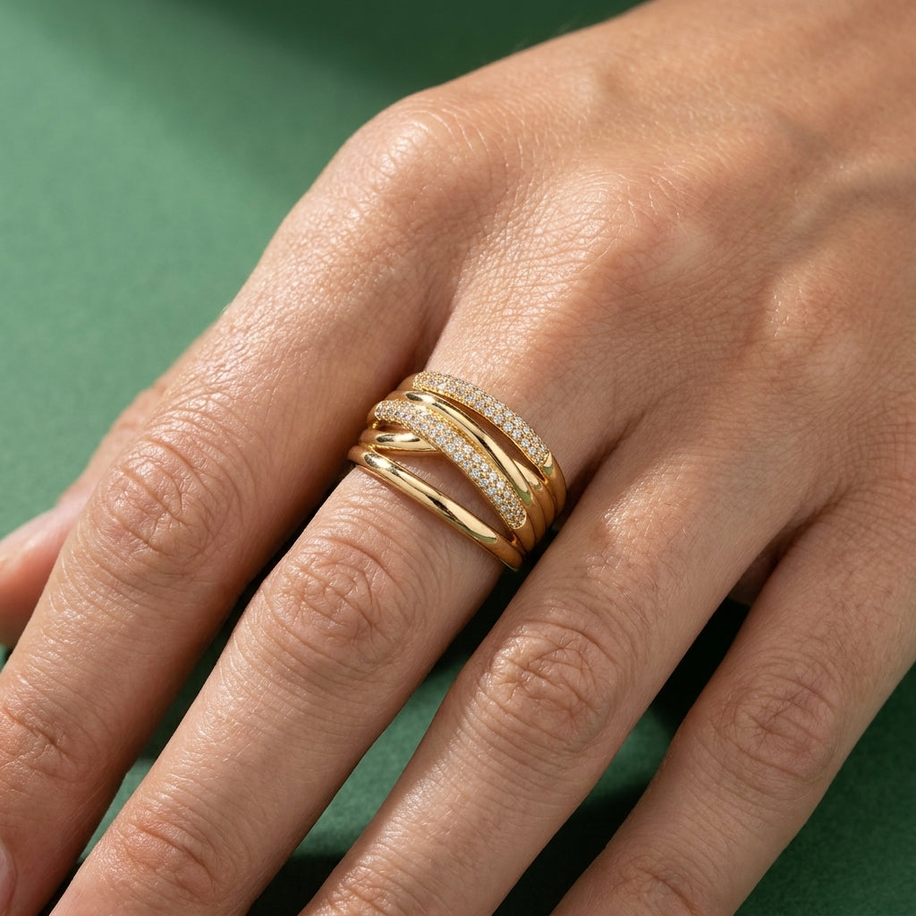 Bague Sinfonia - plaqué Or OR