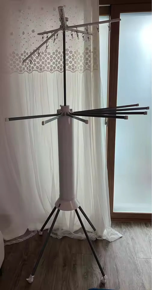 Sèche linge portable et rotatif