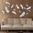 DECORATION MURALE PETITE PLUME PACK 11PCS DM005