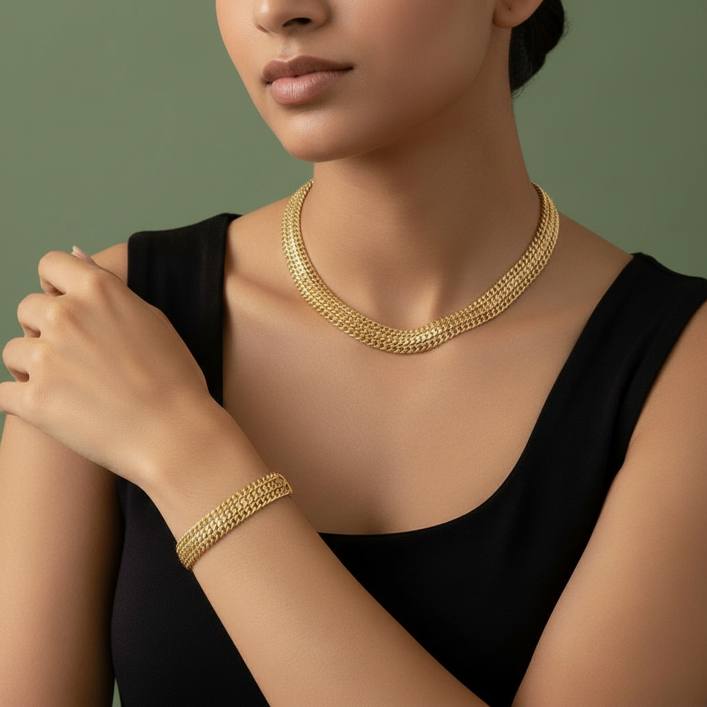 Parure Duo Gold Essence - Acier Inoxydable