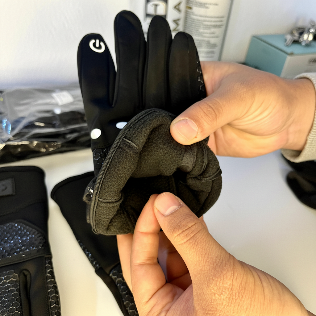 les gants thermique et tactile