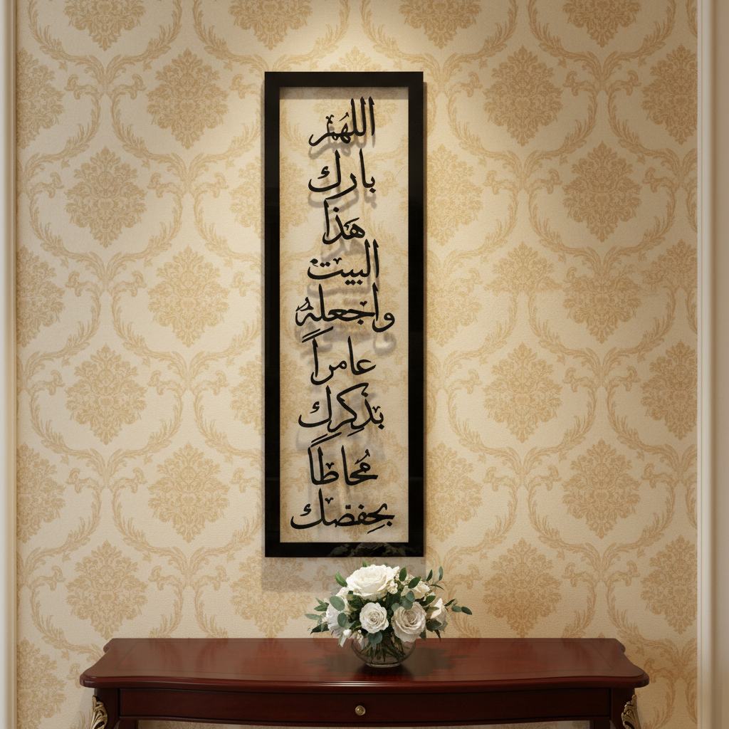 CADRE MURALE DOUAA ISLAMIC WD23 ( 60X20 CM)