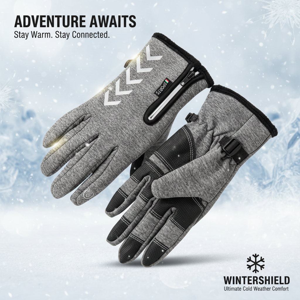 les gants tactile et thermique