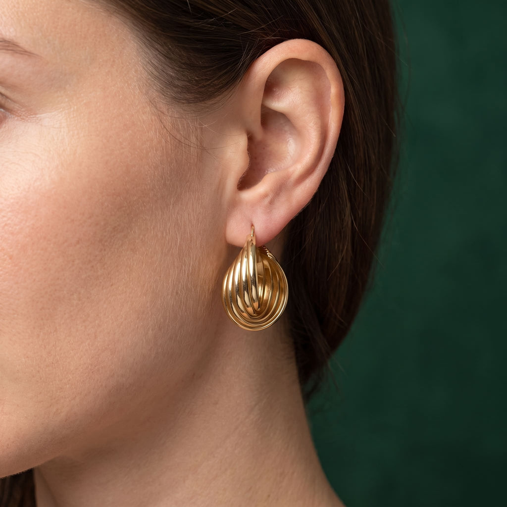Boucles D'oreilles Flaminia - Acier Inoxydable Garantie