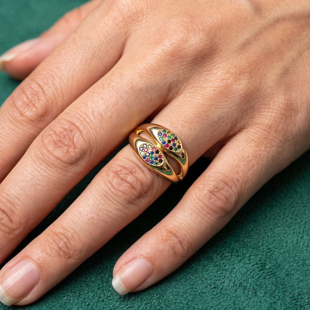 Bague Gioia - Plaqué or