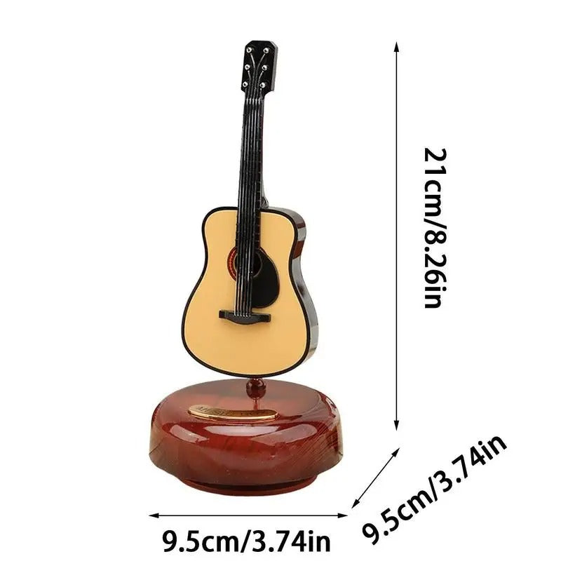 Mini instrument de musique rétro GUITARE, boîte à musique Décoration