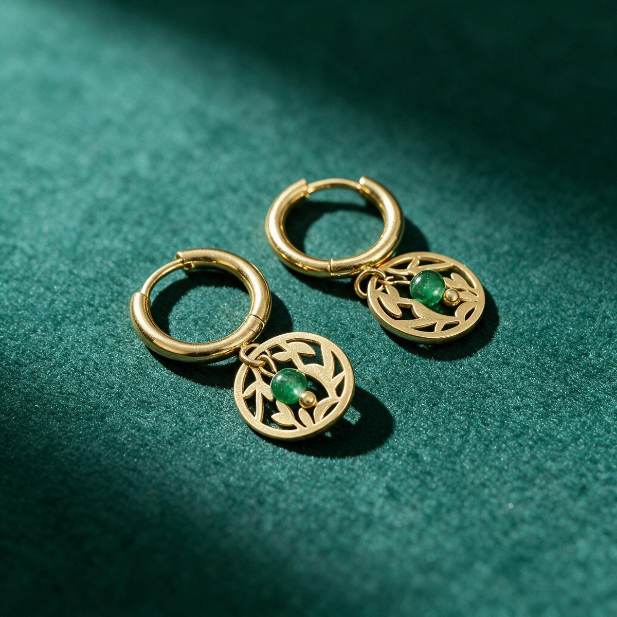 Boucles d'Oreilles Ninfa - Acier Inoxydable
