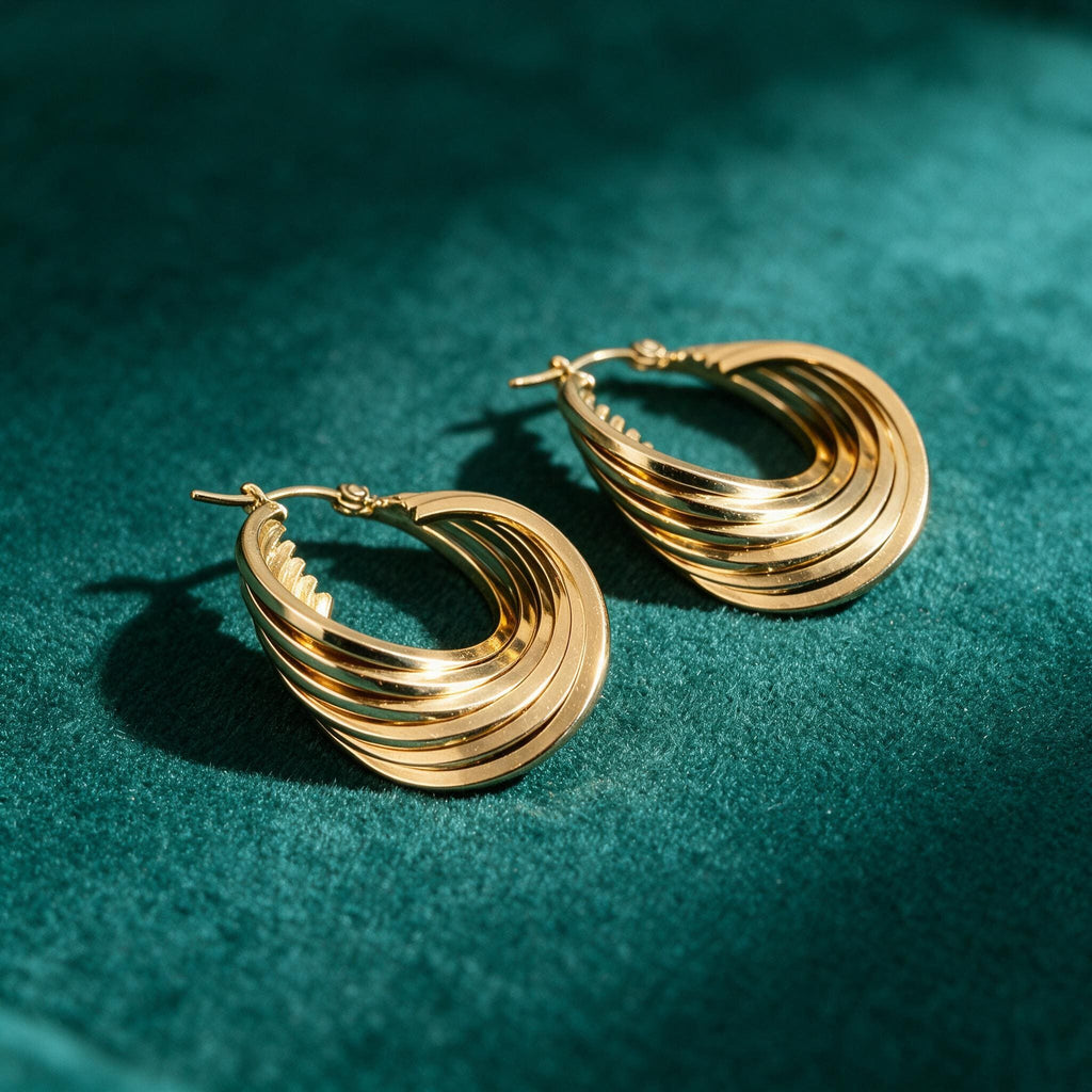 Boucles D'oreilles Allegra - Acier Inoxydable Garantie