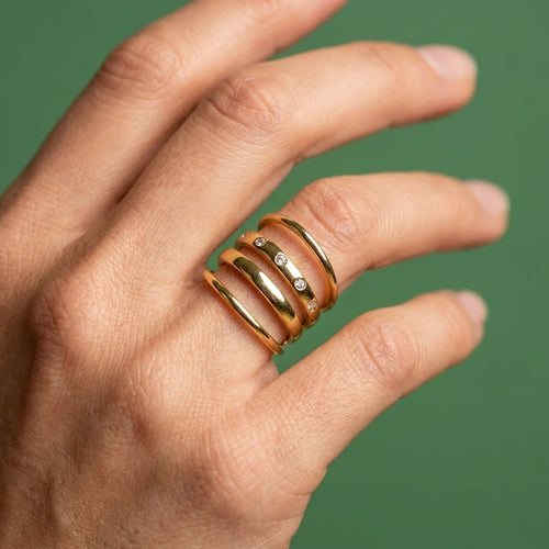 Bague Allencia - Acier Inoxydable