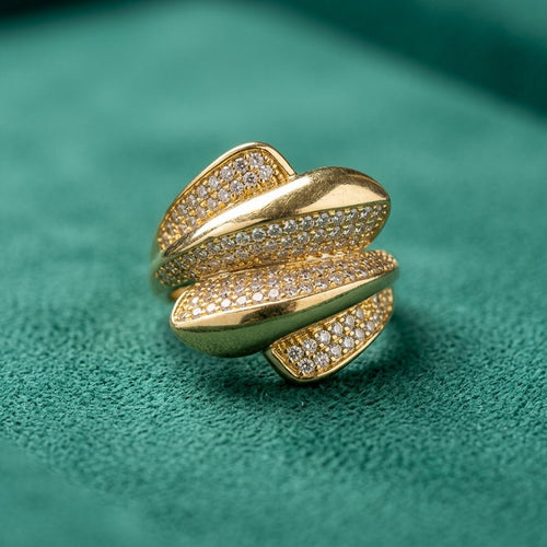 Bague Dalia - Plaqué Or OR