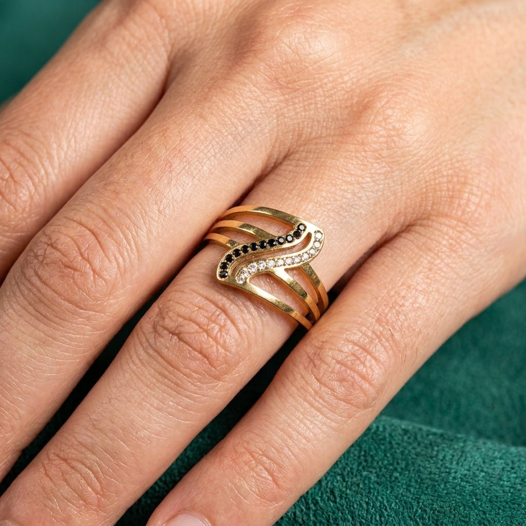 Bague Eclissi - Acier Inoxydable