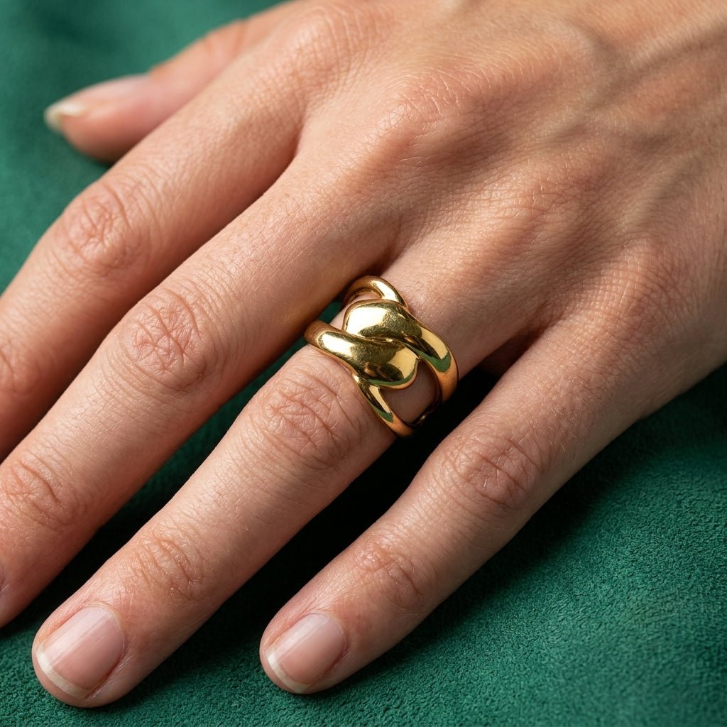 Bague Geona - Acier Inoxydable