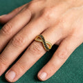 Bague Intreccio -  Plaqué Or